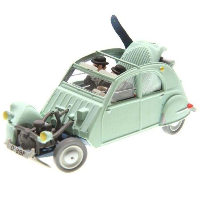 Citroen 2cv Tintin; la 2cv emboutie des bijoux de la