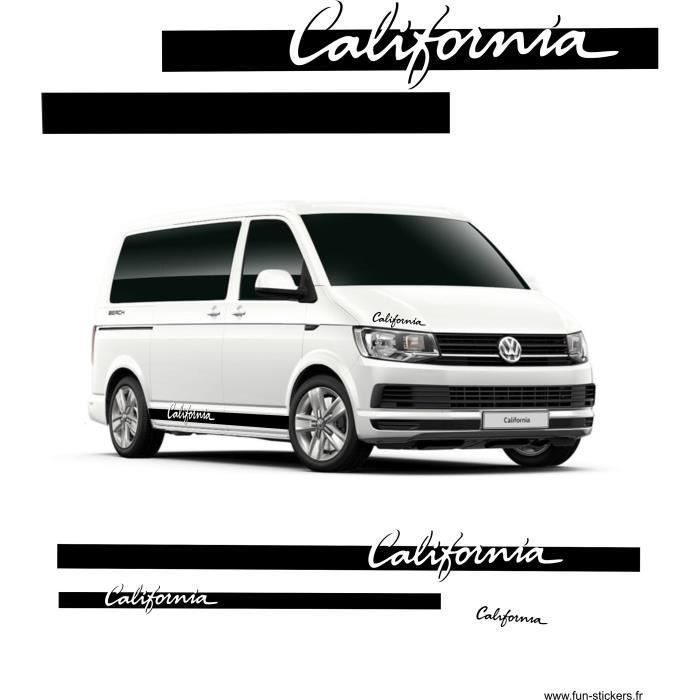 Volkswagen California Transporter T4 T5 T6 Kit 5 ensemble complet - Fun Stickers
