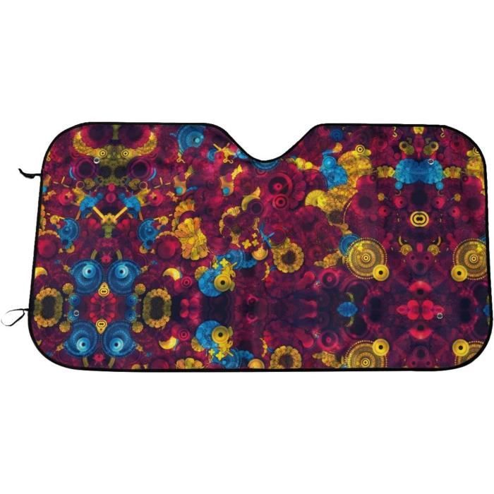 Chapeau De Soleil Pliable 2 En 1 Éventail En Bambou Motif Floral - Protection UV Plage Et Voyage