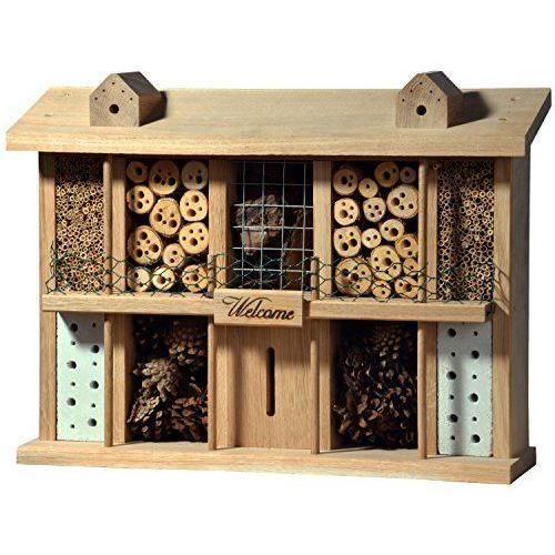 Luxus-Insektenhotels Hotel à insectes en bois de chêne 10 pièces balcon et terrasse - 22625e