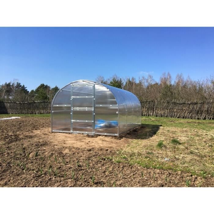 Greenhouse BALTIC LT 3x6m with 6mm polycarbonate coating Cdiscount Jardin