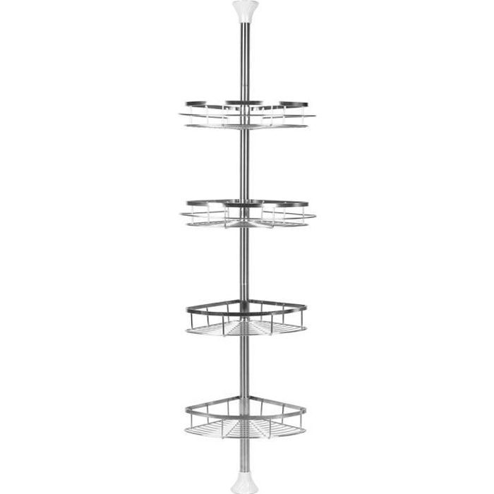 Etagère d'Angle de Douche Télescopique Support de Rangement