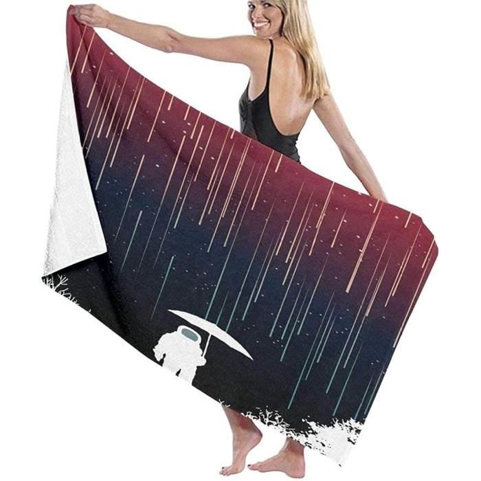 Glimmerday Serviette De Plage Personnalisée, Séchage Rapide