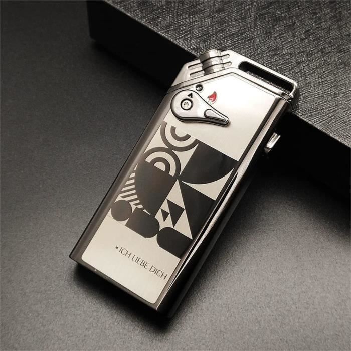 Briquet Clipper Jet Shiny Avec Flamme Turbo – Rechargeable Et Réglable - 11