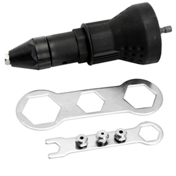 Rivet sans fil Perceuse électrique Adaptateur de Rivet Écrou électrique Économie d