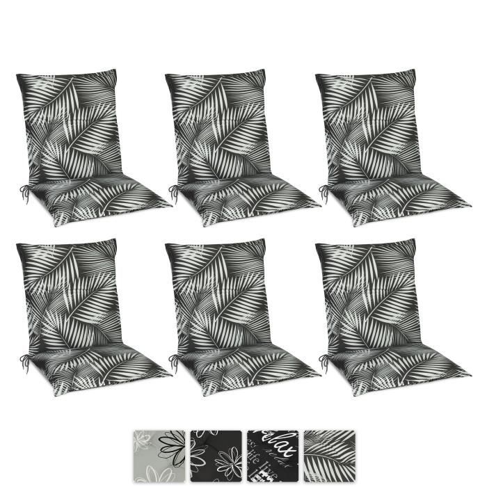 avec remplissage de noyau en éponge antidérapant Coussin de chaise de jardin à dossier haut coussin de chaise de douceur durable Coussin de chaise de jardin avec remplissage de noyau en éponge antidérapant Coussin de chaise de jardin à dossier haut coussin de chaise de douceur durable Coussin de chaise de jardin
