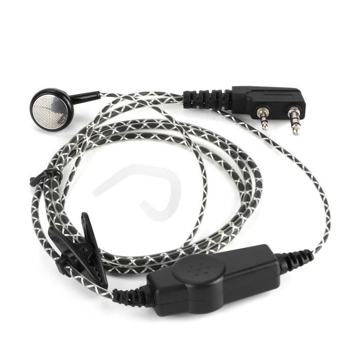 EJ.life Casque De Talkie-walkie Écouteurs Universels Pour Talkie-walkie