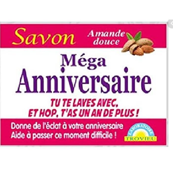 Lot De 3 Savons Humoristique Anniversaire Cdiscount Maison
