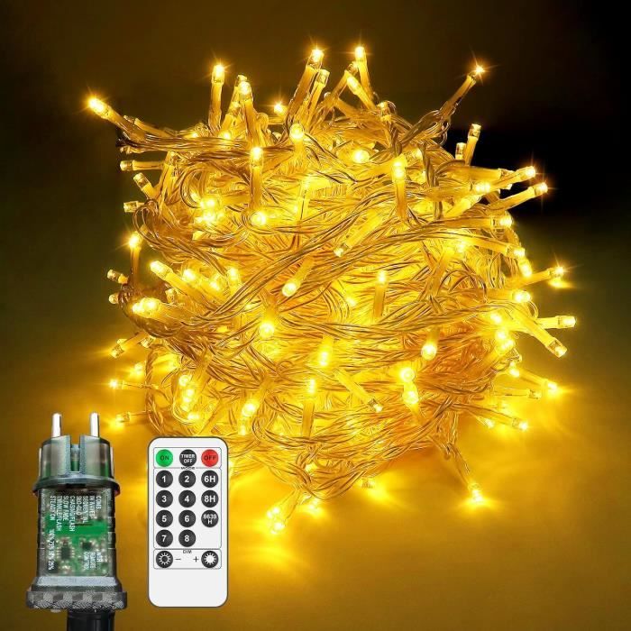 Guirlande Lumineuse Led 35M, Guirlande De Noël Extérieure Et Intérieur
