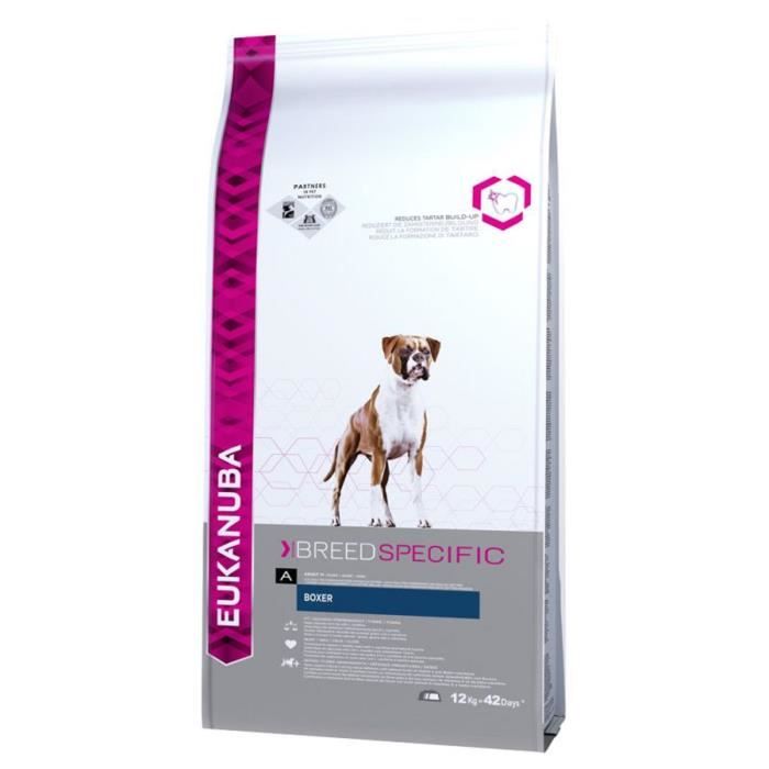 Nourriture pour chien - EUKANUBA - Boxer - 12kg - Croquettes - Adultes grandes races
