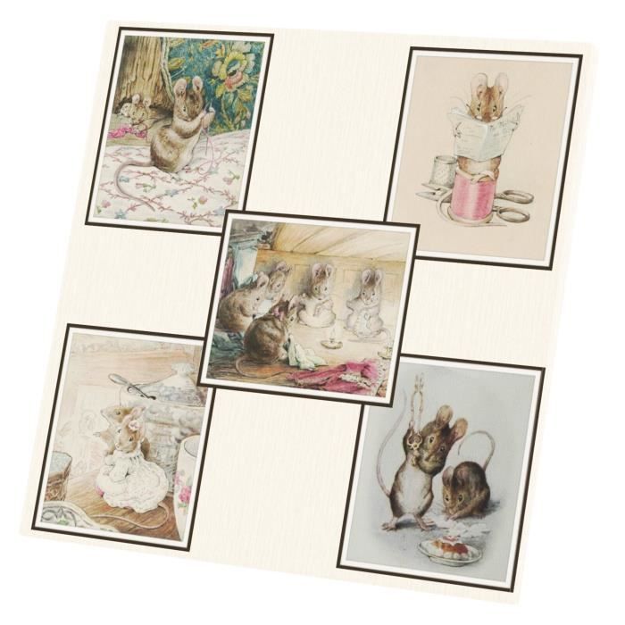 Chauffe-œuf Décoratif En Feutre Motif Souris - Décoration De Table Mignonne, Hauteur 12 Cm