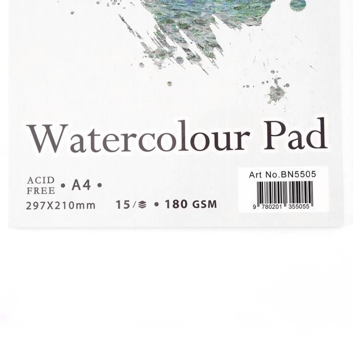 Carnet Aquarelle Spirale Avec Exercices Guidés – Papier Coton Qualité Artiste, Idéal Débutants Et Projets Créatifs - 14