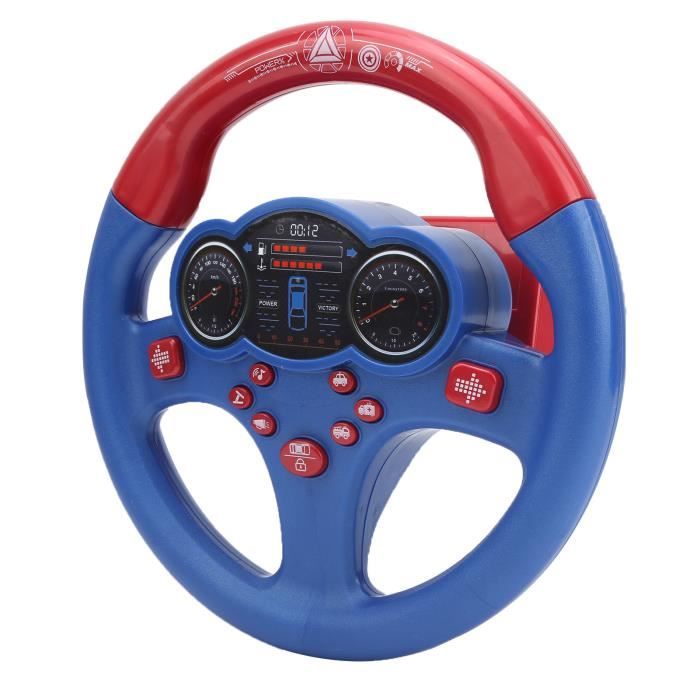 Garosa jouet de volant de voiture Jouet électrique de volant de simulation d'enfants conduisant le jouet éducatif de volant de