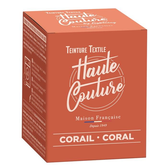 Teinture textile haute couture corail 350g