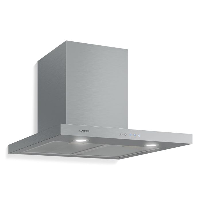 KLARSTEIN Limelight Hotte murale aspirante 60cm 600 m&sup3;/h A++ inox argent