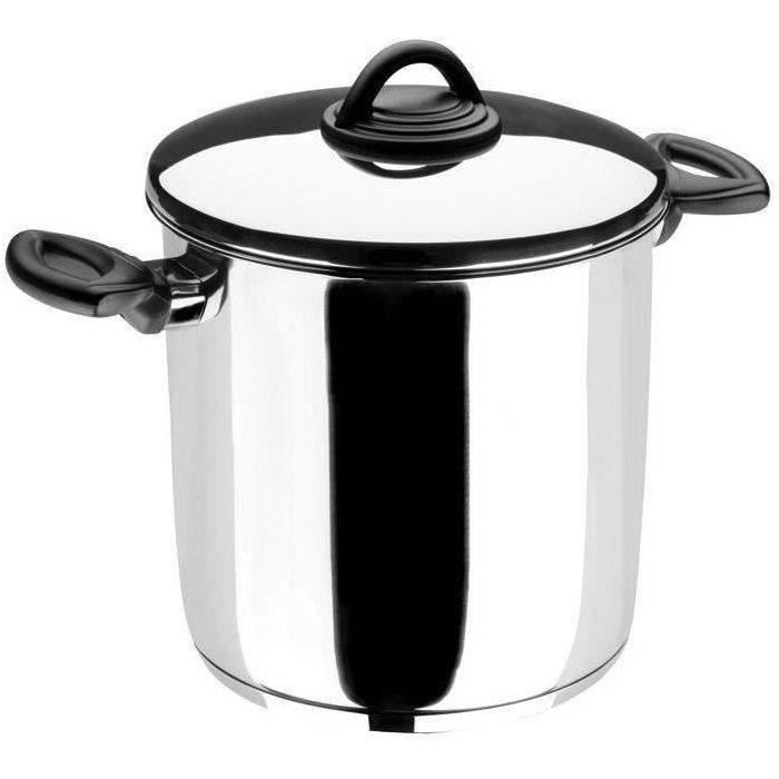 Marmite haute Studio D : 24 cm + couvercle - inox