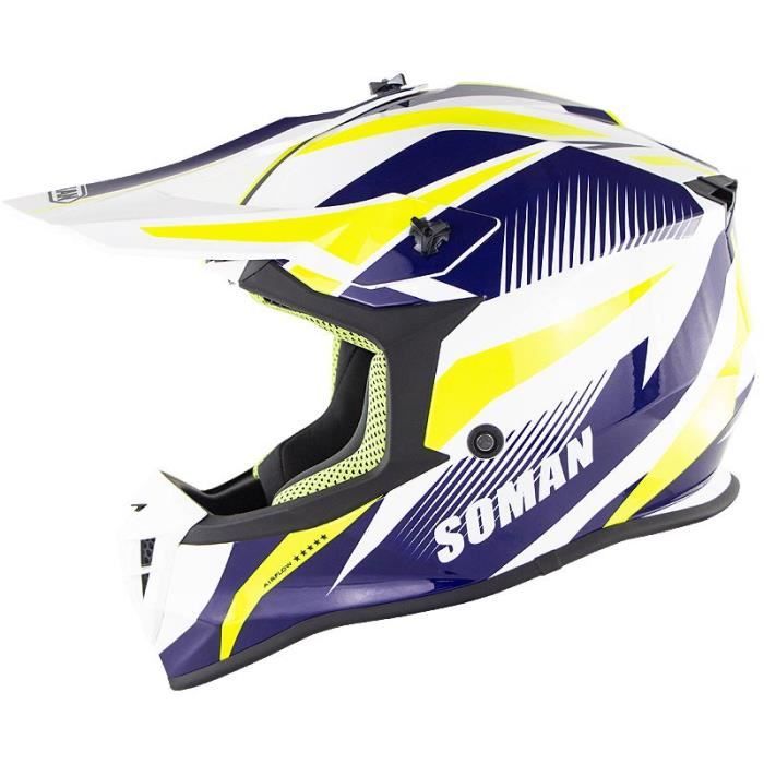 Casque moto cross homologué pas cher Clearance