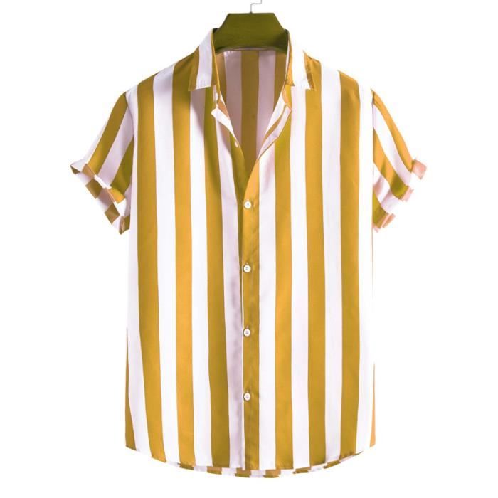 Chemise manche courte a rayure 2025