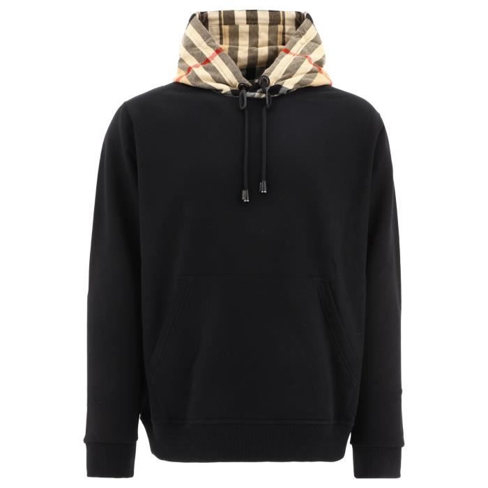 BURBERRY HOMME 8058117 NOIR AUTRES MAT RIAUX SWEATSHIRT Noir