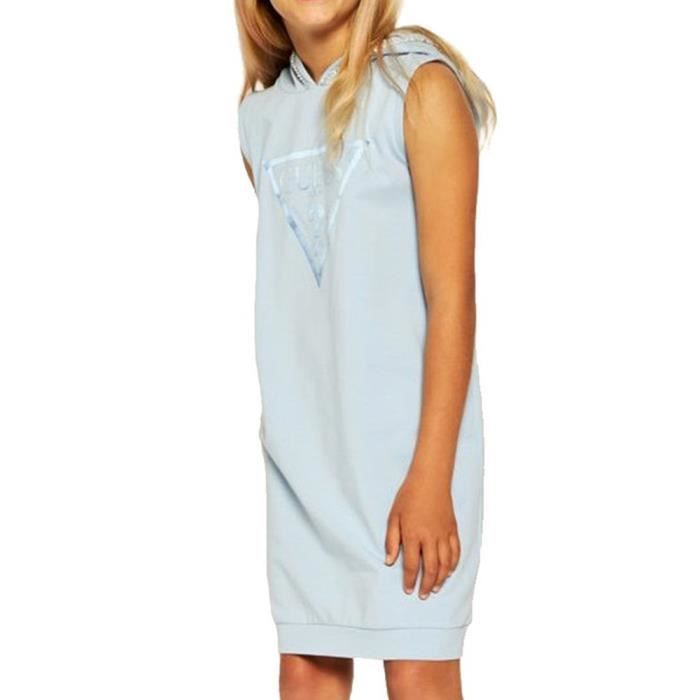 Robe Bleu Fille Guess French Terry