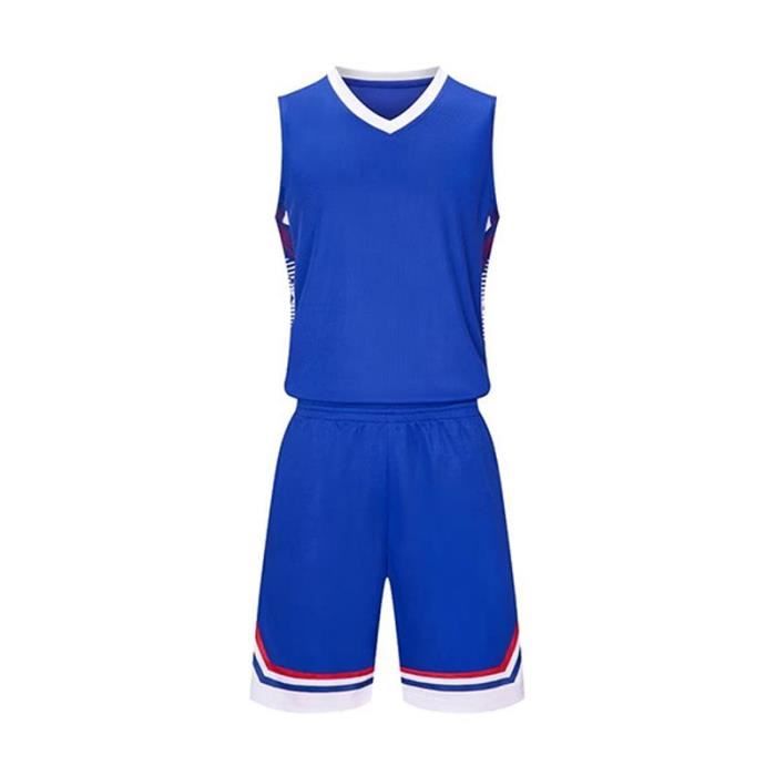 Lot De 2 Shorts De Sport Garçon - Haut Sans Manches Et Short Maille - Pour Basket, Football, Running - Taille élastique