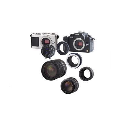 Adaptateur NOVOFLEX Micro 4/3 pour objectifs Nikon avec bague de contrôle de diaphragme