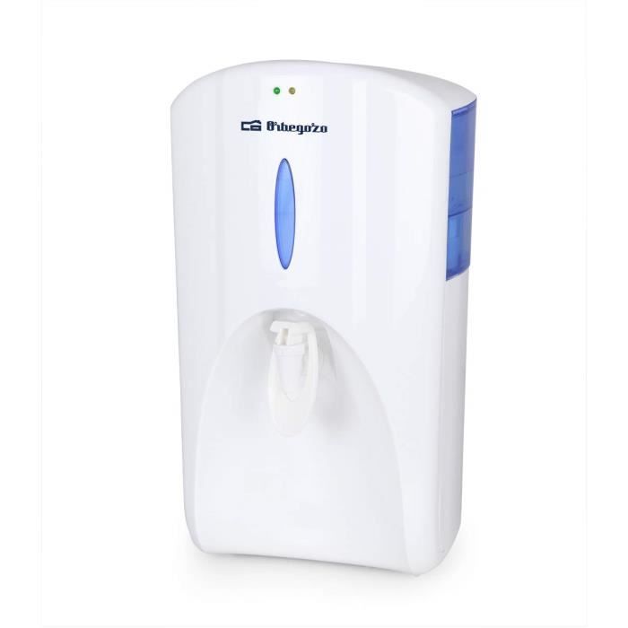 Orbegozo DA 5650 Distributeur d`eau, filtre à charbon pour purifier l`eau, réservoir total de 8 litres et réfrigéré