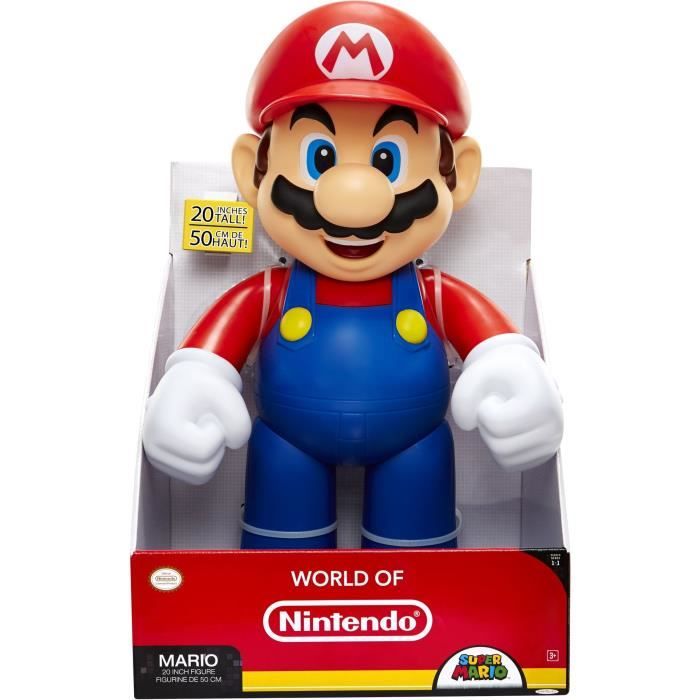 Figurine Mario 50 cm - JAKKS PACIFIC - Personnage miniature - Bleu - 7 points d’articulation Figurine Mario 50 cm - JAKKS PACIFIC - Personnage miniature - Bleu - 7 points d’articulation