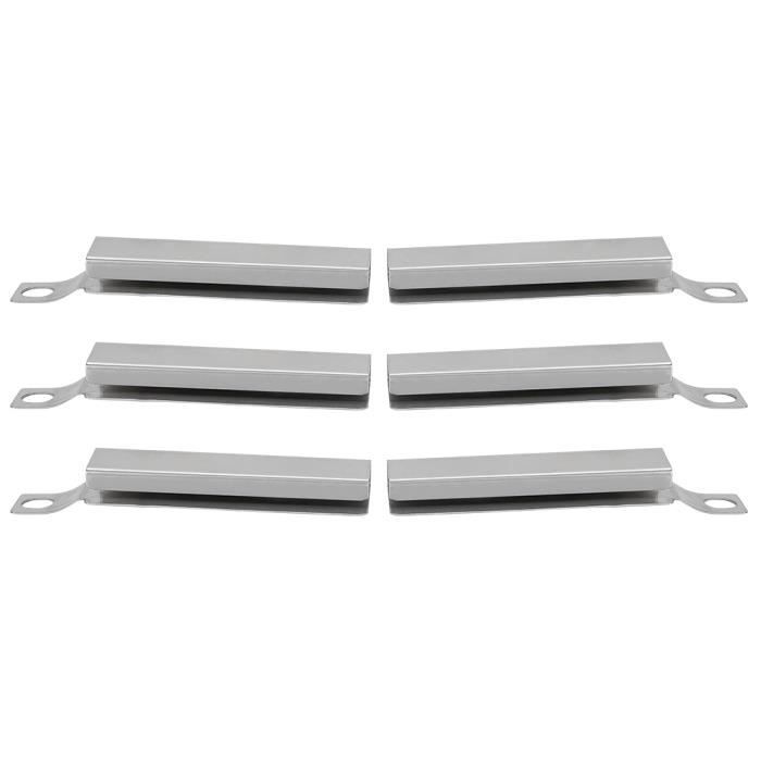 Brûleurs Gril Denmay Acier Inox - Universels Réglables Pour Brinkmann 3-4 Brûleurs - Lot De 4 Avec Tubes Croisés