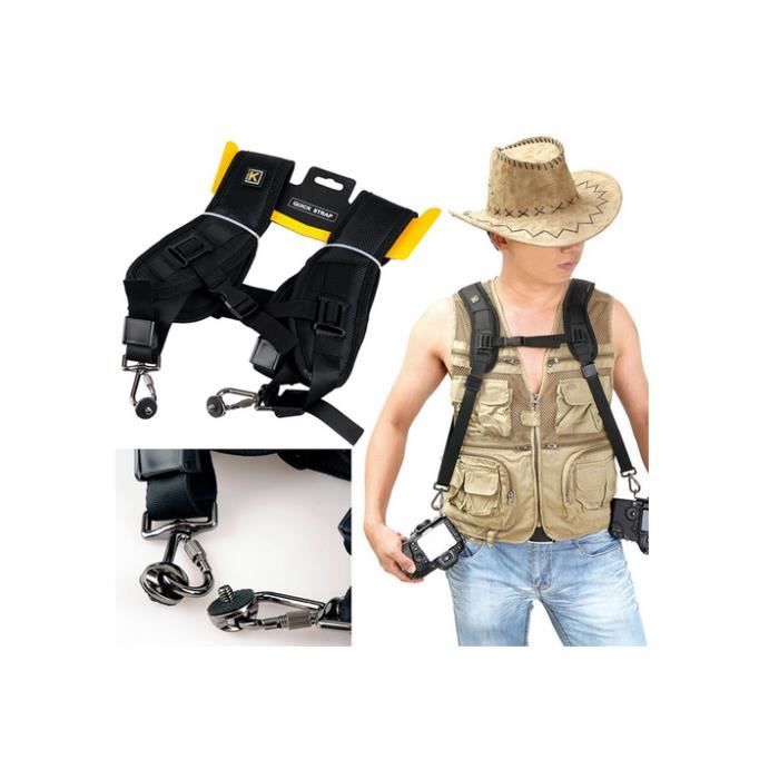 Courroie Haute Couture Pour Appareil Photo - Compatible Canon Nikon Sony - Robuste - Neuf