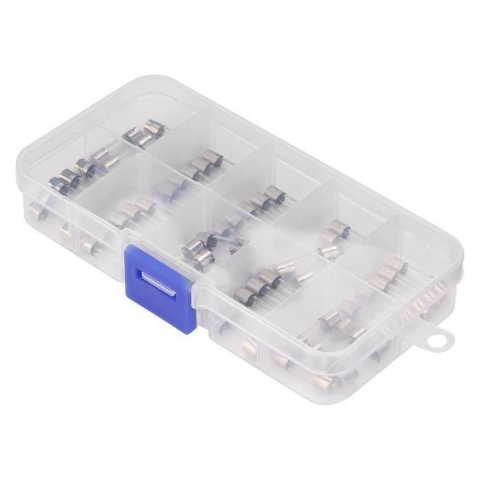 Electrosmart Lot De 10 Fusibles En Verre F1A 1A F1AL 250 V à Soufflage Rapide/rapide 20 Mm X 5 Mm