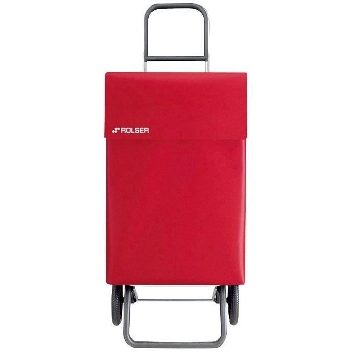 Chariot De Marché Pliant Rolser 2 Roues 45L Rouge – Poussette De Courses Pratique Et Robuste