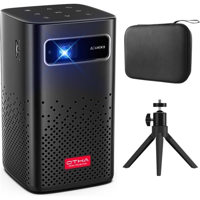 Videoprojecteur Mini FHD 4K Portable Avec WiFi 6 Et BT5.2 - Compatible Téléphone/PC/PS5