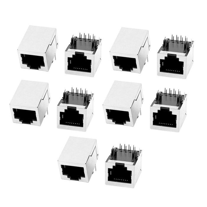 Connecteur EtherCon Neutrik NE8MX6-T RJ45 Mâle Droit Argent - 1 Pièce - 6