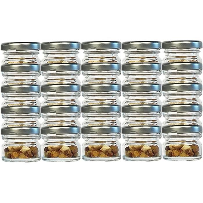 Lot De 2 Grands Bocaux à Biscuits En Verre - Conteneur De Stockage