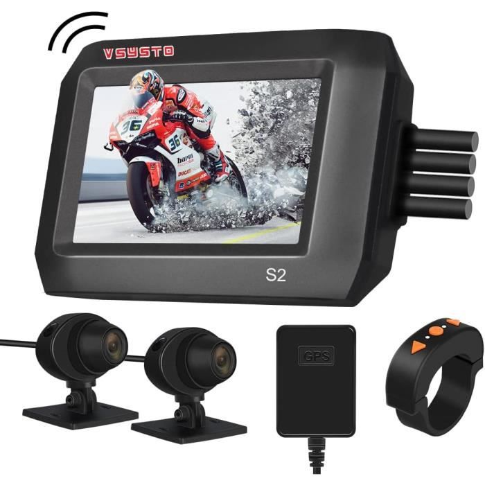 Dashcam Moto OBEST - 1080p, Grand Angle 120°, Étanche IP65, WiFi, Enregistrement En Boucle, Vision Nocturne - 8