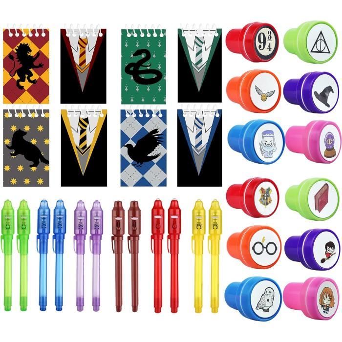 Lot De 12 Stylos UV Magiques + 12 Carnets De Poche – Cadeaux Surprises Pour Enfants, Fêtes D'école