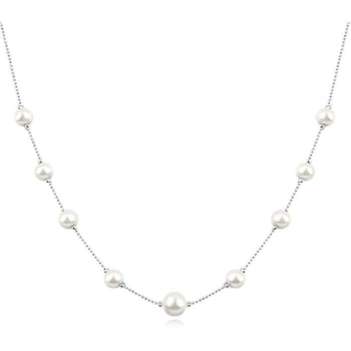 Miluna - Bracciale - bracciale di perle Akoya - 18 carati Oro bianco