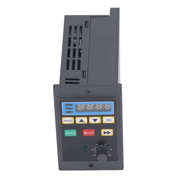 Convertisseur Fréquence Variable 1.1KW - Entrée Monophasée, Sortie Triphasée, Pour Moteurs