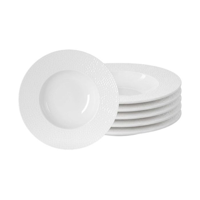 Assiette creuse Louna 23 cm (lot de 6) - Table Passion