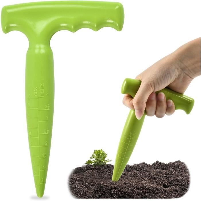 Plantoir De Jardin, Plantoir à Main Avec Poignée En Bois, Tête En Acier