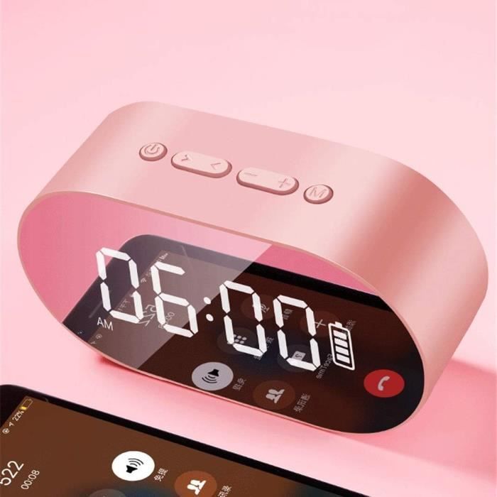 Réveil Radio Avec Haut-parleur Bluetooth 5.0, Doub... - Grandado