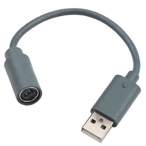 TRIXES Câble USB pour manette sans fil Xbox 360 Microsoft