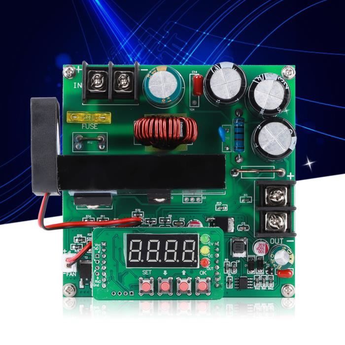 Régulateur De Tension Variable DC Avec écran Digital - 6-36V Entrée, 0-36V Sortie, 5A Max - Pour LED, Tests électroniques