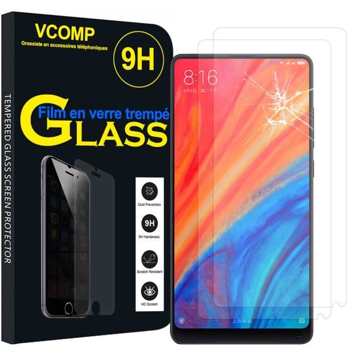 Pack vitre film protection verre trempé écran pr Xiaomi Mi Mix 2s /"5,99/"