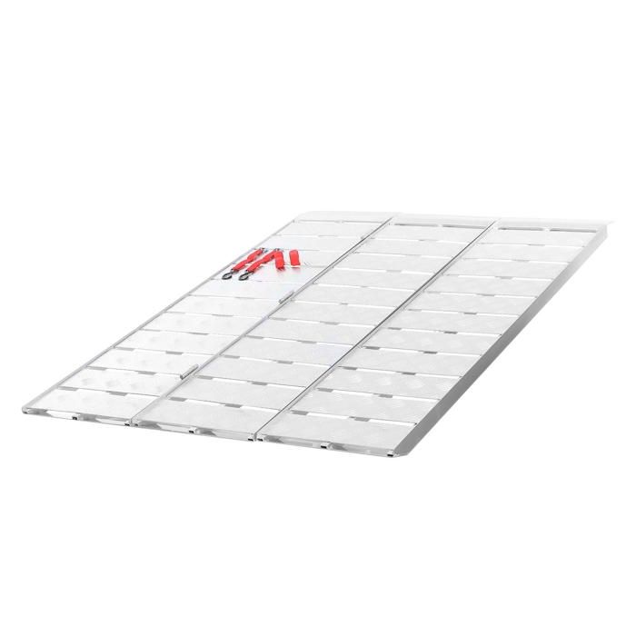 Rampe D'Accès Extra Plate Wiltec 3 Tonnes - 2 Pièces Plastique Pour Véhicules Lourds