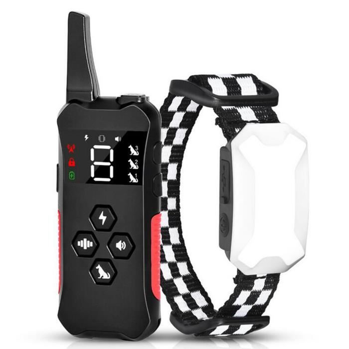 Comparer les prix de Collier de dressage pour chien avec télécommande Collier antichoc étanche rechargeable pour chiens 3 modes de dressage, bip