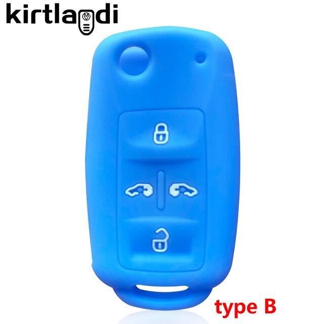 Porte-clés De Voiture Pour Dacia Lodgy 2012-2017, Boucle Anti-perte, Bleu
