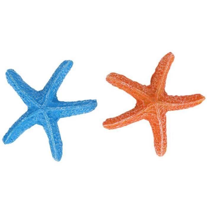 Étoile de mer en résine artificielle de simulation paysage de réservoirs de poissons d'aquarium