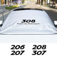 Pare-soleil de parapluie de voiture pour Peugeot 108 206 207 208 307 308 407 3008 RCZ Rifter, accessoires au For 307-1